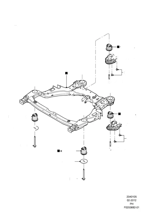 BB5Z5400145A - Suspension: Front Insulator Shim for Ford Image