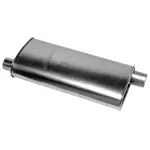 22512 - : Quiet-Flow SS Direct Fit Exhaust Muffler 2.5" Inlet (ID) 2.25" Outlet (ID) for Walker Exhaust Image