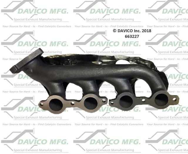 663227 - Exhaust: Stand alone Exact-Fit exhaust manifold for DAVICO CONVERTERS Image