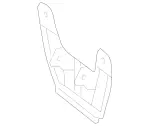 2538852201 - Detachable Parts: Mounting Plate for Mercedes-Benz Image
