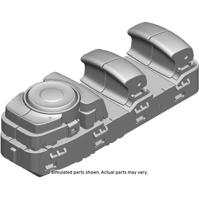 84699725 - Electrical: Window Switch for Buick: Enclave, Encore GX | Chevrolet: Blazer, Bolt EUV, Bolt EV, Camaro, Equinox, Malibu, Silverado 1500, Silverado 1500 LTD, Silverado 2500 HD, Silverado 3500 HD, Trailblazer, Traverse, Traverse Limited, Volt | GMC: Acadia, Sierra 1500, Sierra 1500 Limited, Sierra 2500 HD, Sierra 3500 HD, Terrain Image