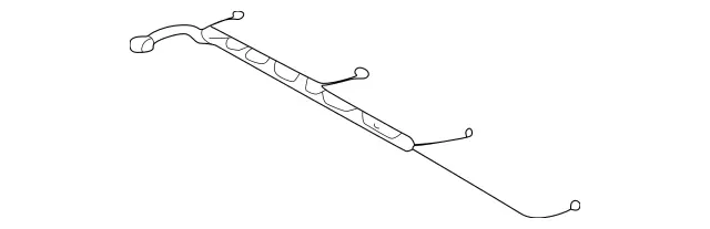210540153364 - Attachment Parts: Electric Line for Mercedes-Benz Image
