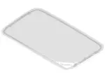DS7Z54500A18G - : Sunroof Glass for Ford: Fusion, Police Responder Hybrid, SSV Plug-In Hybrid | Lincoln: MKZ Image