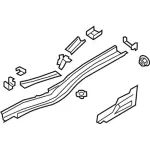 HG9Z5410124B - Body: Rail Assembly for Ford: Fusion | Lincoln: MKZ Image