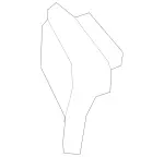 20792401598R73 - Body: Seat Belt Guide for Mercedes-Benz Image