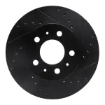 63356012R - : DFC Brake Rotor - Drilled and Slotted - Black for DYNAMIC FRICTION Image
