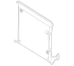 2205001254 - : A/C Condenser for Mercedes-Benz Image