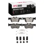 1551248601 - : DFC 5000 Advanced Brake Pads - Low Metallic &amp; Hardware Kit for DYNAMIC FRICTION Image