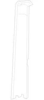 9106370300 - Body: Upper Panel for Mercedes-Benz: Sprinter 1500, Sprinter 2500, Sprinter 3500, Sprinter 3500XD, Sprinter 4500 Image