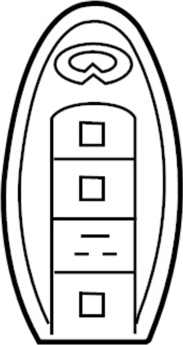 285E31LA5A - : Keyless Entry Transmitter for INFINITI: QX56, QX80 Image