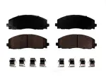 13054270 - : Disc Brake Pad Set for Chrysler: Pacifica, Town &amp; Country, Voyager | Dodge: Grand Caravan, Journey | Jeep: Gladiator, Wrangler | Ram: C/V | Volkswagen: Routan Image