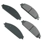 ACT1070 - : Akebono ProACT Ultra Premium Ceramic Disc Brake Pad Kit for AKEBONO Image