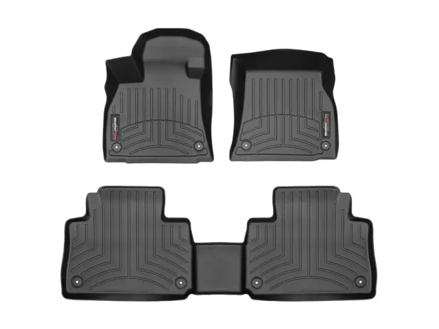 44156212 - Accessories: Front &amp; Rear Black FloorLiner™ DigitalFit® for WeatherTech Image