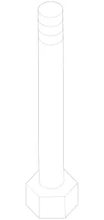 912010224 - Rear Axle: Cap Screw for Mercedes-Benz: 180C, C230, C240, C280, C32 AMG, C320, C350, C55 AMG, CLK350, CLK500, CLK55 AMG, CLK550, E430, SLC300, SLC43 AMG, SLK230, SLK250, SLK280, SLK300, SLK320, SLK350, SLK55 AMG Image