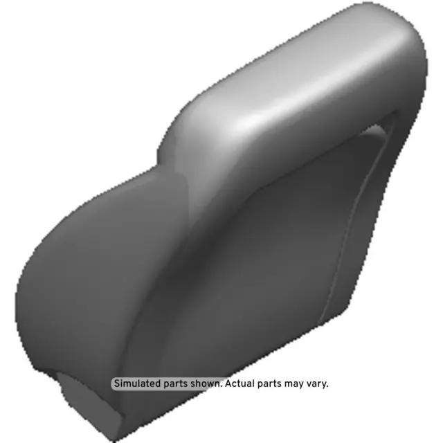 84373801 - : Jet Black Driver Seat Back Cover for GM Image