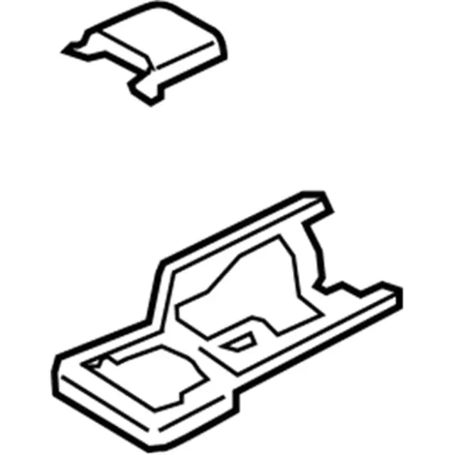 DS7Z5461749AC - Body: Track Cover for Ford: Fusion, Police Responder Hybrid, SSV Plug-In Hybrid | Lincoln: MKZ Image