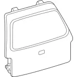 FL1Z7840010B - Body: Lift Gate for Ford: Expedition Image