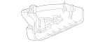 1668100315 - Driver Door: Cover Trim for Mercedes-Benz Image