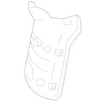 2701420020 - : Heat Shield for Mercedes-Benz Image