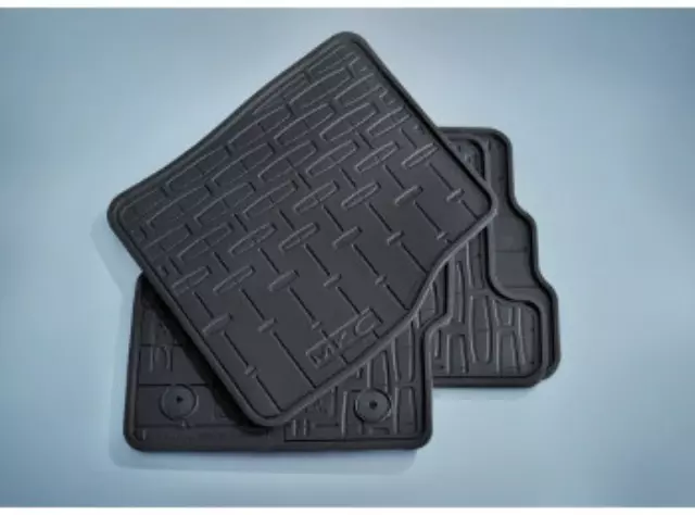 EJ7Z7813300CA - : 2015 Lincoln MKC All Weather Rubber Floor Mats Black Front &amp; Rear Set OEM NEW for Ford Image