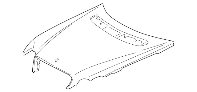 203880025728 - : Hood for Mercedes-Benz: 180C, C230, C320 Image