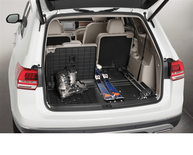 3CN061161A - Interior: Trunk Liner With Extended Seat Back Cover for Volkswagen: Atlas Image