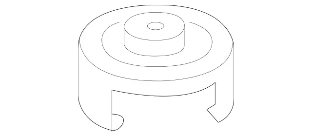 2103511842 - Rear Axle: Rubber Bushing for Mercedes-Benz: 180C, C230, C240, C280, C32 AMG, C320, C350, CLK320, CLK350, CLK500, CLK55 AMG, CLK550, SLC300, SLC43 AMG, SLK250, SLK280, SLK300, SLK350, SLK55 AMG Image image