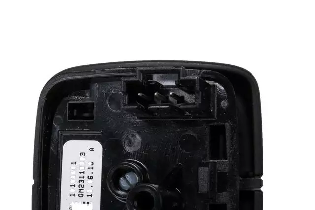 Jet Black Driver Side Radio Control Switch - GM (23118383)