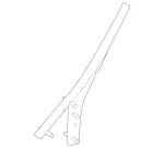 1906300600 - Side Panels: Reinforcing Pipe for Mercedes-Benz Image