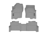 46170513 - : Grey FloorLiner™ DigitalFit®, Front &amp; 2nd Row for WeatherTech Image