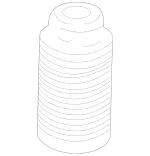 2043230292 - Springs, Suspension and Hydraulic Components: Boot for Mercedes-Benz Image