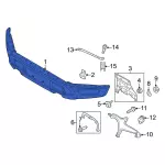 ML3Z17757J - Body: Front Bumper for Ford: F-150 Image