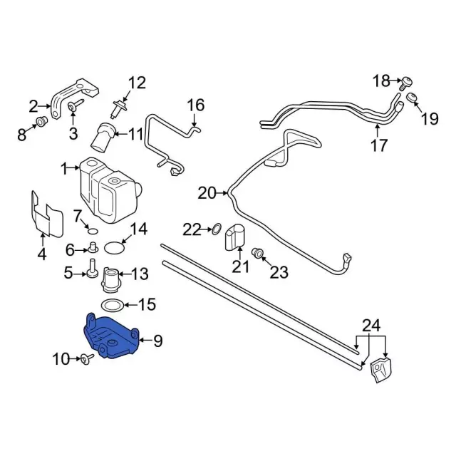 Lower Shield - Ford (HC3Z-5J238-E)