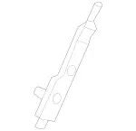 2039200324 - Rear Seat Bench: Bearing for Mercedes-Benz: 180C, C230, C240, C320 Image