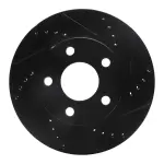 63347028R - : DFC Brake Rotor - Drilled and Slotted - Black for DYNAMIC FRICTION Image