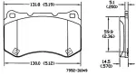 13050846 - : Disc Brake Pad Set for OmniParts Image