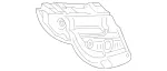 1176822900 - Panelling: Dampening, Transm. Tunnel for Mercedes-Benz: CLA250, GLA250 Image