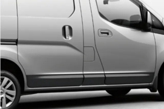 999G2FZ002 - Exterior: Body Side Moldings (Right-Hand Passenger Side (3-Piece for Nissan: NV200, NV3500 Image
