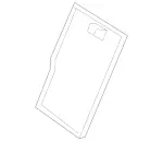 1779240400649E83 - Body: Seat Back Panel for Mercedes-Benz Image