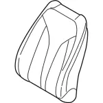 KJ7Z7864417BC - Body: Seat Back Cover for Lincoln: MKC Image