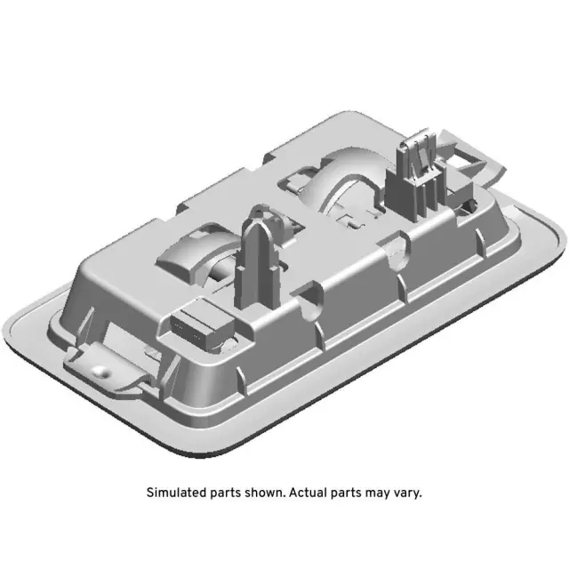 15940146 - Body: Dome Lamp Assembly for Cadillac: Escalade, Escalade ESV, Escalade EXT | Chevrolet: Avalanche, Suburban 1500, Suburban 2500, Tahoe | GMC: Yukon, Yukon XL 1500, Yukon XL 2500 Image