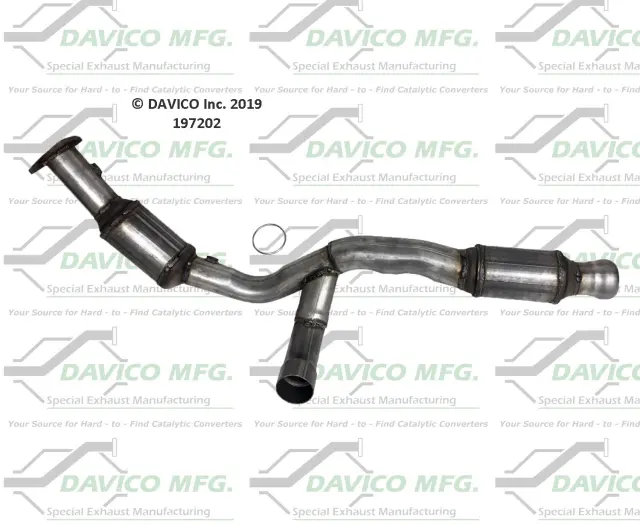 197202 - Exhaust: Direct Fit Catalytic Converter for DAVICO CONVERTERS Image