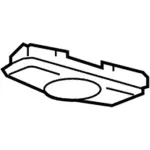 FL3Z13776AB - : Dome Lamp for Ford: F-150, F-250 Super Duty, F-350 Super Duty, F-450 Super Duty Image