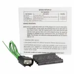 WPT1280 - Electrical, Lighting and Body: Park Assist Camera Connector for Ford: EcoSport, Edge, Escape, Expedition, Explorer, F-150, F-250 Super Duty, F-350 Super Duty, F-450 Super Duty, F-550 Super Duty, F-600 Super Duty, Fiesta, Flex, Focus, Mustang, Ranger, Taurus, Transit Connect, Transit-150, Transit-250, Transit-350, Transit-350 HD | Lincoln: MKS, MKT, MKX, Navigator Image