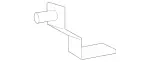 2225466446 - : Wire Harness Bracket for Mercedes-Benz Image