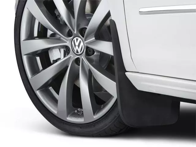 Splash Guards - Black - Front - Volkswagen (3C8-075-111-A)