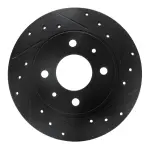63367020R - : DFC Brake Rotor - Drilled and Slotted - Black for DYNAMIC FRICTION Image