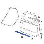 XL5Z1020878BPTM - Body: Body Side Molding for Ford: Ranger Image