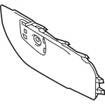 F1EZ5804619CA - : Extension Panel for Ford: Focus Image