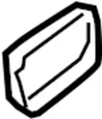 82904ZQ11C - : Cushion Assembly Escutcheon for Infiniti Image